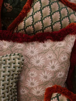 Cojín artesanal para exterior Janis