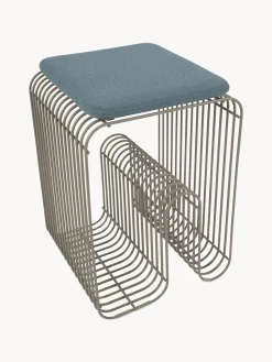 Cojín de asiento alto en tejido bouclé Curva