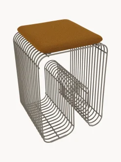 Cojín de asiento alto en tejido bouclé Curva