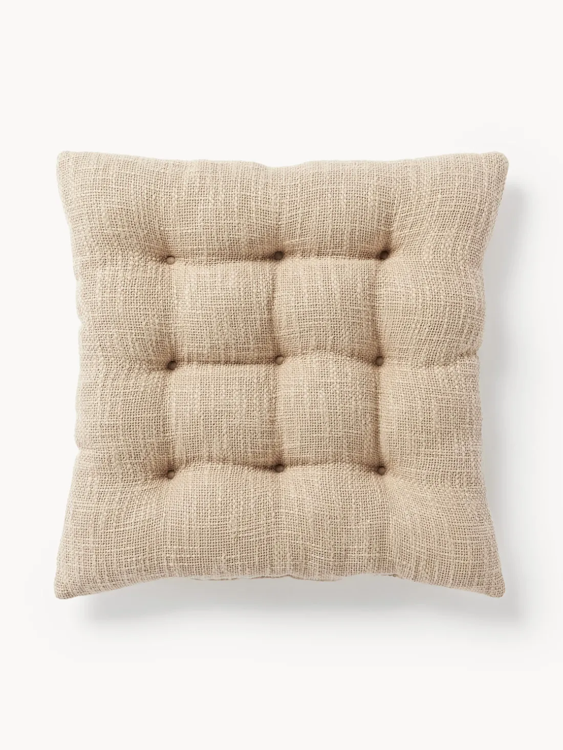 Cojín de asiento de algodón Sasha