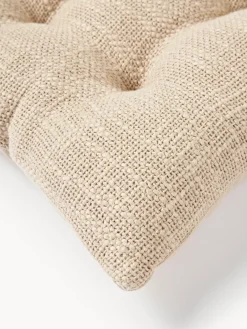 Cojín de asiento de algodón Sasha