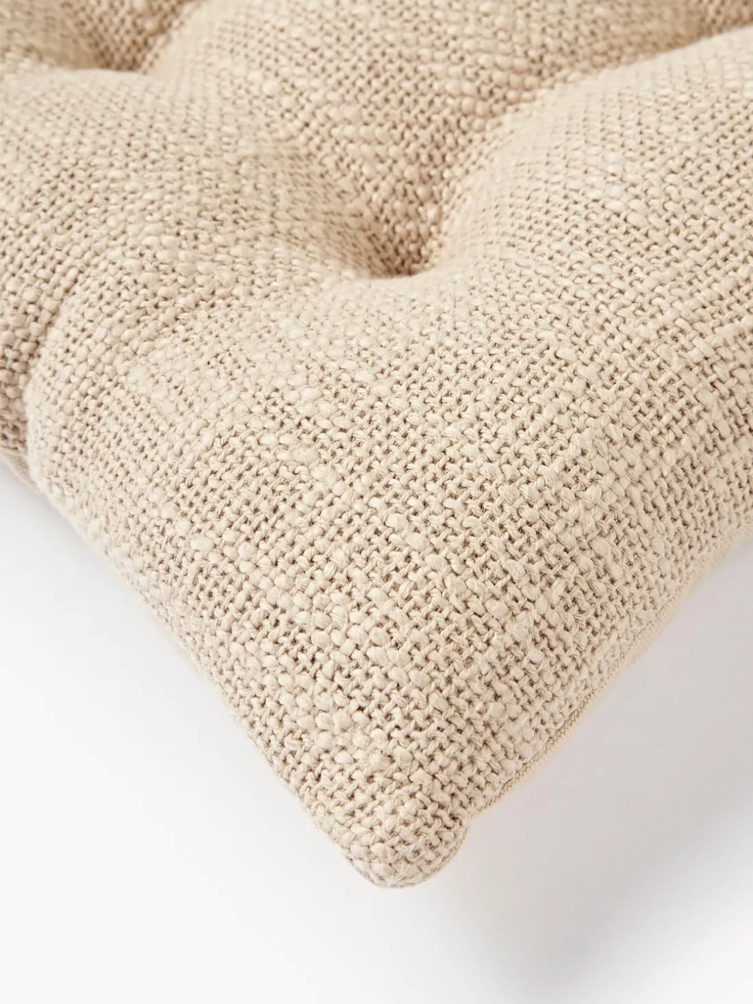 Cojín de asiento de algodón Sasha