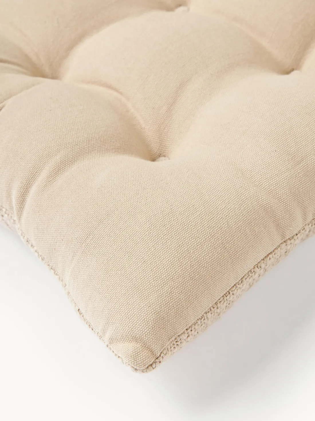 Cojín de asiento de algodón Sasha