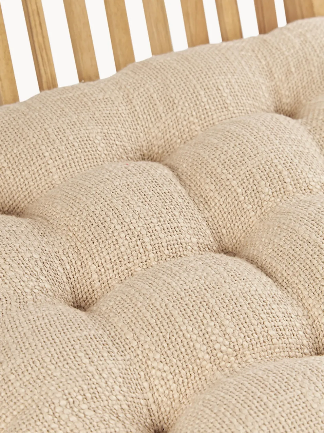 Cojín de asiento de algodón Sasha