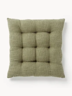 Cojín de asiento de algodón Sasha