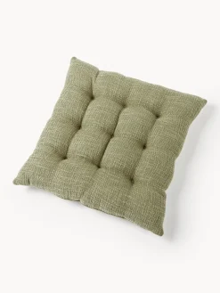 Cojín de asiento de algodón Sasha