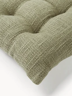 Cojín de asiento de algodón Sasha