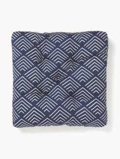 Cojín de asiento de exterior con estampado gráfico Milano