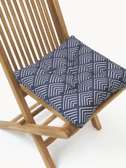 Cojín de asiento de exterior con estampado gráfico Milano