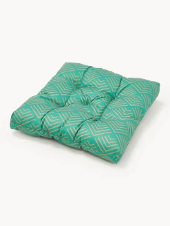 Cojín de asiento de exterior con estampado gráfico Milano