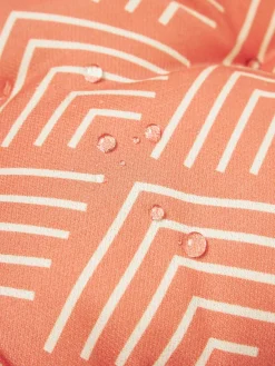 Cojín de asiento de exterior con estampado gráfico Milano