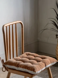 Cojín de asiento de terciopelo Cozy