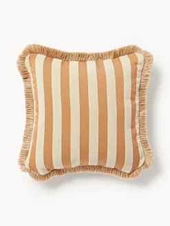 Cojín de exterior reversible artesanal Laura & Jackie