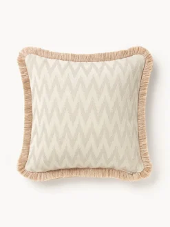 Cojín de exterior reversible artesanal Laura & Rosita