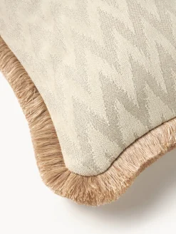 Cojín de exterior reversible artesanal Laura & Rosita