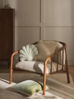 Cojín de lino Shell