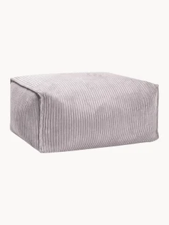 Cojín de suelo de pana Shara