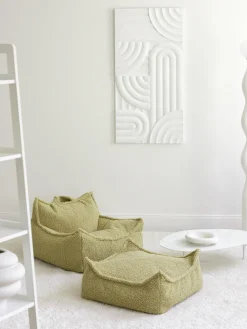 Cojín de suelo infantil de borreguillo Sugar