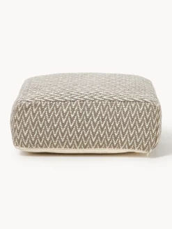 Cojín de suelo para exterior con tejido estampado Suria