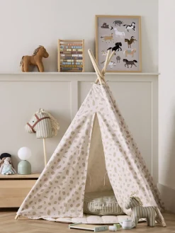 Cojín de suelo redondo de algodón Kid's Base