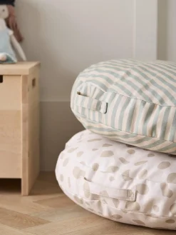 Cojín de suelo redondo de algodón Kid's Base