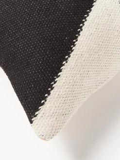 Cojín grande artesanal con motivos geométricos Asta