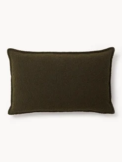 Cojín grande en tejido bouclé sofá Lennon, 50 x 80 cm