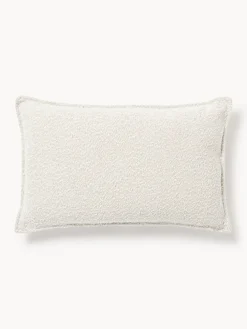 Cojín grande en tejido bouclé sofá Lennon, 50 x 80 cm