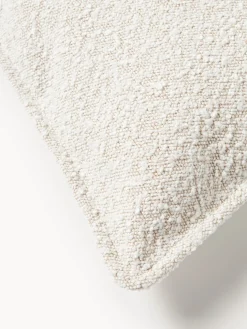 Cojín grande en tejido bouclé sofá Lennon, 50 x 80 cm