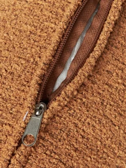 Cojín rulo de sofá en tejido bouclé Sofia