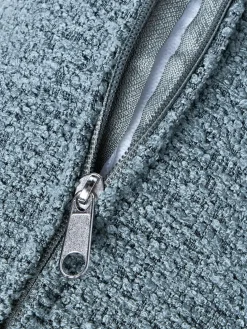 Cojín rulo de sofá en tejido bouclé Sofia