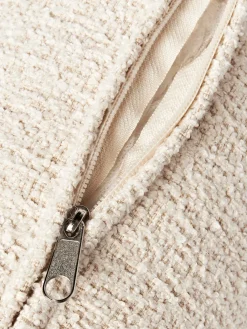 Cojín rulo de sofá en tejido bouclé Sofia