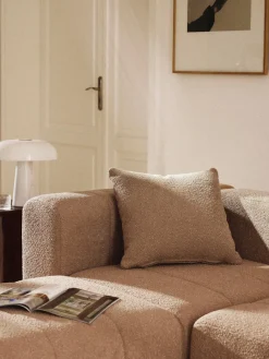 Cojín sofá en tejido bouclé Lena