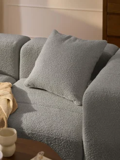 Cojín sofá en tejido bouclé Lena