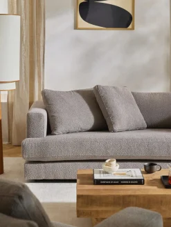 Cojín sofá en tejido bouclé Tribeca