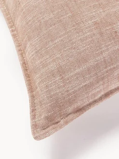 Cojín sofá grande de mezcla de lino Lennon, 50 x 80 cm