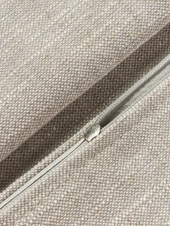 Cojín sofá grande de mezcla de lino Lennon, 60 x 60 cm