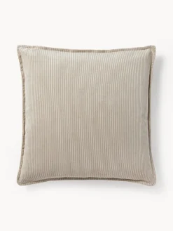 Cojín sofá grande de pana Lennon, 60 x 60 cm