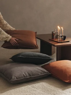 Cojín sofá grande de pana Lennon, 60 x 60 cm