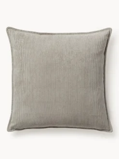 Cojín sofá grande de pana Lennon, 70 x 70 cm