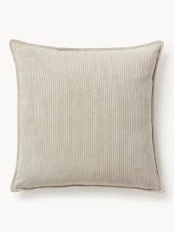 Cojín sofá grande de pana Lennon, 70 x 70 cm