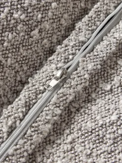 Cojín sofá grande en tejido bouclé Lennon, 60 x 60 cm