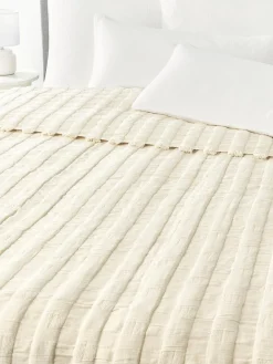 Colcha de muselina con flecos Bethany