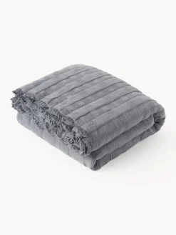 Colcha de muselina con flecos Bethany