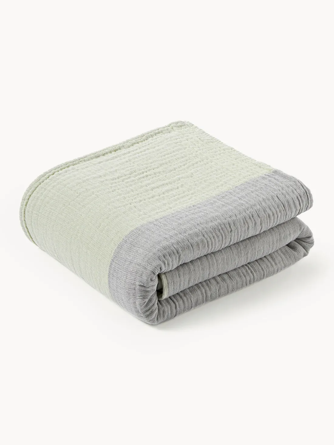 Colcha de muselina en tejido jacquard Hekla