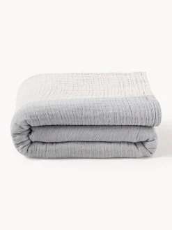Colcha de muselina en tejido jacquard Hekla