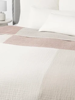 Colcha de muselina en tejido jacquard Hekla