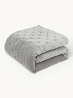 Colcha de terciopelo acolchada Cheryl