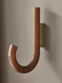 Colgador de madera de nogal Umbrella, tamaños diferentes
