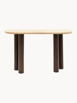 Consola con tablero de travertino Trevi